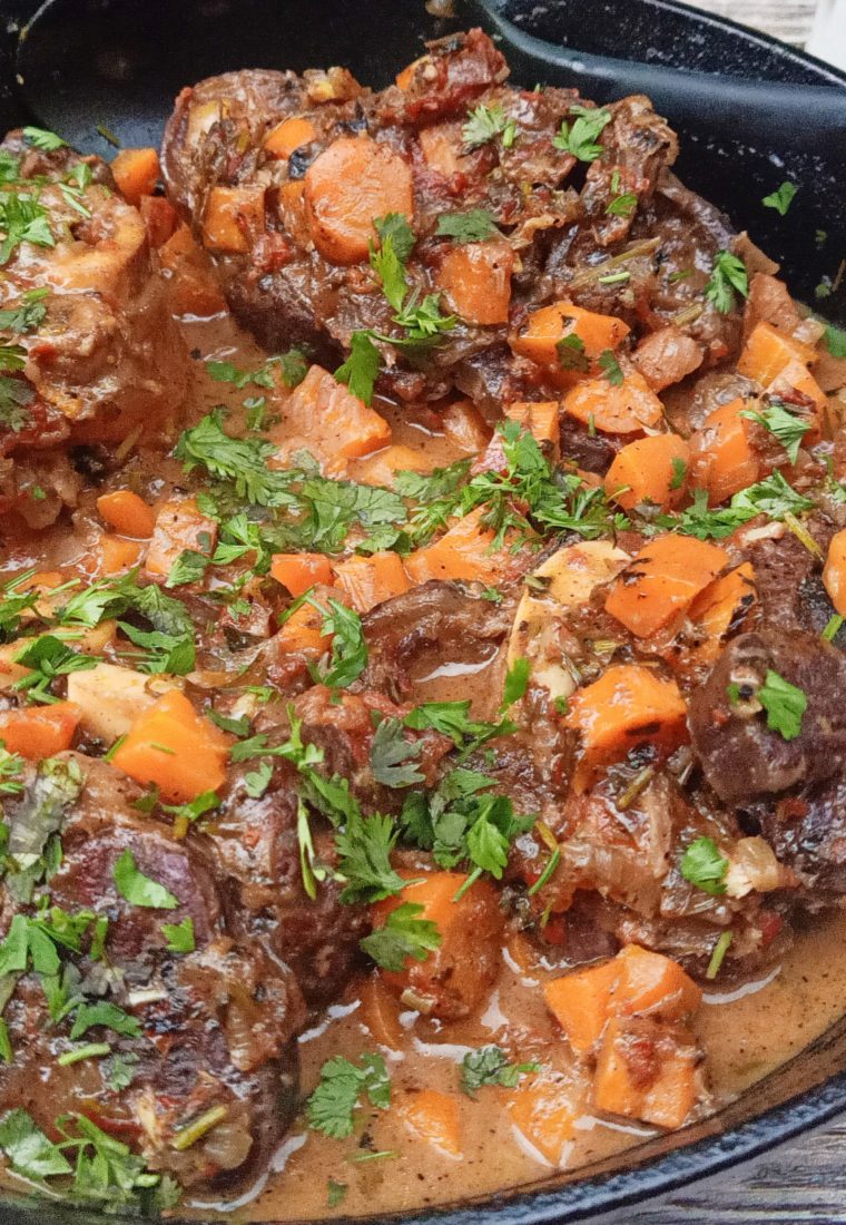 Pressure Cooked Beef Shanks (Osso Bucco)